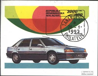 Produktbild von Briefmarken Madagaskar 1993 Mi Block206 (kompl.Ausg.) gestempelt Automobile