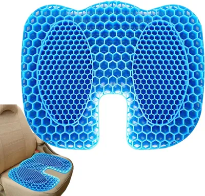 Productafbeelding van Ademend ergonomisch gelkussen voor auto