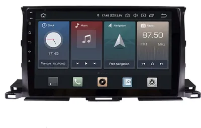Produktbild von Für Toyota Highlander 14-19  10" Touchscreen Android Autoradio GPS Navi CarPlay
