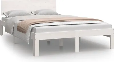 Obrázek produktu pro vidaXL Postel z masivu bez matrace bílá 120x200 cm borovice