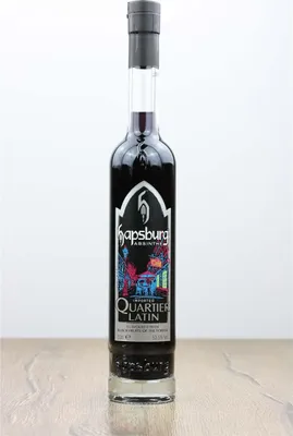 Produktbild von Hapsburg Absinthe QUARTIER LATIN Flavoured with Black Fruits of the Forest 53,5% Vol. 0,5l