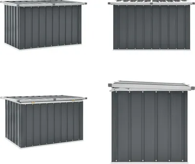 Obrázek produktu pro vidaXL Zahradní box šedý 109 x 67 x 65 cm - Úložný box - Úložné boxy - Zahradní box na polštáře - Zahradní boxy na polštáře