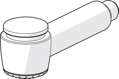 Zdjęcie produktu dla Hansa Handbrause, verchromt, G 1/2", mit Rückflussverhinderer, 59912722,