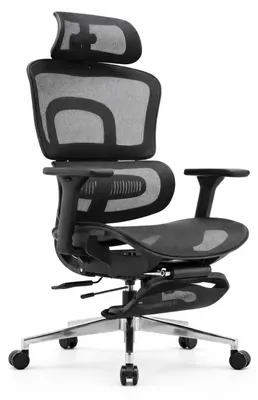 Obrázok produktu pre Ergonomická kancelárska stolička s nastaviteľným operadlom a opierkou hlavy