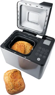 Produktbild von Brotbackautomat mit 17 Automatikprogrammen, Individuelles Programm für Zeit und Temperatur, Touch-Control mit großem Display, Deckel mit Sichtfenster