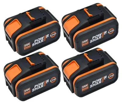 Obrázok produktu pre Nabíjateľná batéria, kapacita 8000 mAh, kompatibilná s viacerými modelmi, 20 V, 8,0 Ah × 4