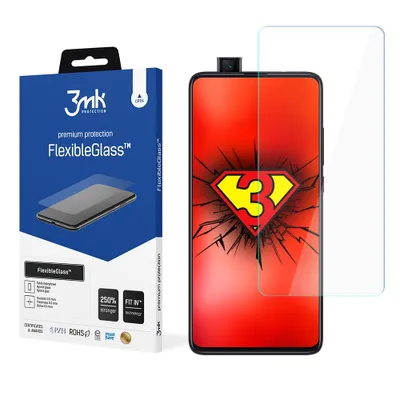 Produktbild von 3mk Display Hybridglas FlexibleGlass für Xiaomi Mi 9T Pro  0,3mm 7H
