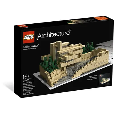 Obrázok produktu pre Lego Fallingwater Architecture, 25,6 cm, 16 rokov, 815 dielikov, Multi
