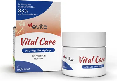 Produktbild von evita Vital Care Anti-Age Nachtpflege 50 ml