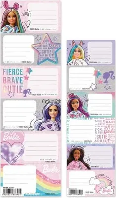 Obrázek produktu pro Barbie notebook samolepky STARPAK 512203