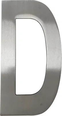 Obrázek produktu pro 100 mm Edelstahl Hausnummern Edelstahlzahlen Edelstahlnummern - D