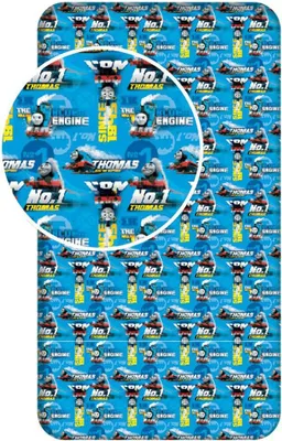 Obrázek produktu pro Jerry Fabrics Bavlněné prostěradlo s gumičkou 90x200 Tom & Friends 0204 Tomáš pro děti
