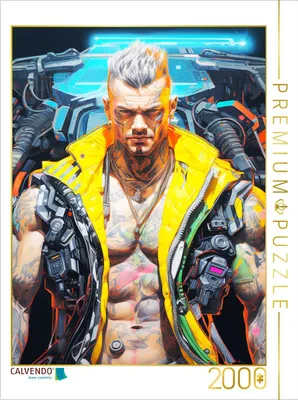 Produktbild von CALVENDO Puzzle Augmented Samurai | 2000 Teile Lege-Größe 90x67cm Foto-Puzzle für glückliche Stunden