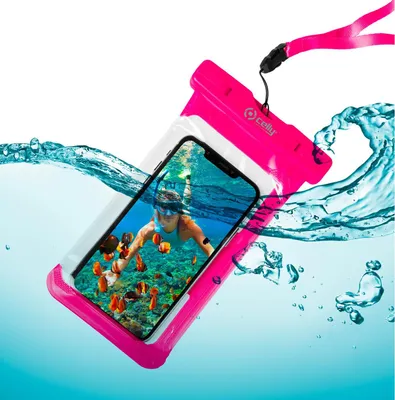 Image de Celly SPLASHBAG20PK coque de protection pour téléphones portables 16,5 cm (6.5") Housse Rose