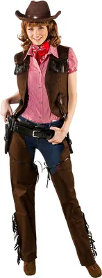 Produktbild von Cowgirl Weste WildKunstleder, Größe:36/38