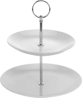 Produktbild von Excellent Houseware | Etagere | 2-lagig aus Porzellan