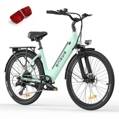Produktbild von HillMiles E Bike, City E-Bike & E-Hollandrad mit 36V 13Ah Akku bis zu 80-100km, SHIMANO 7-Gang, 250w Motor&25km/h, IP65 Wasserdicht, MileCity1