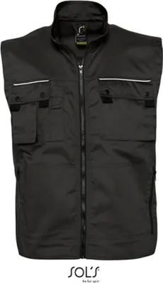 Produktbild von SOLs ProWear 80500 | Herren Bodywarmer Zenith Pro / Waschbar bis 60 °C - Farbe: Black - Größe: 4XL
