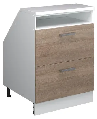 Immagine prodotto di Mobile sottotetto Vicco Rion Sonoma 60 x 81.6 cm con 2 cassetti, carcassa 60 cm profondità, Model 60269