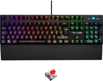 Image de Tastatura gaming, The G-Lab, Negru