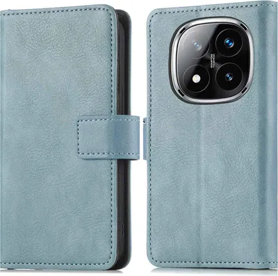 Zdjęcie produktu dla imoshion Luxe Bookcase dla Xiaomi Redmi Note 14 Pro (5G) - Jasnoniebieski