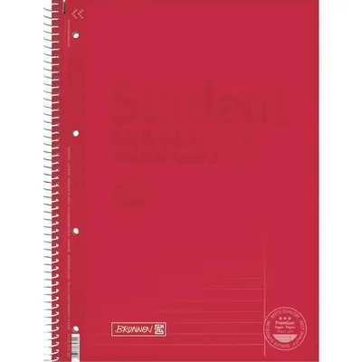 Produktbild von BRUNNEN Collegeblock A4 red liniert Lineatur 25 1067925123