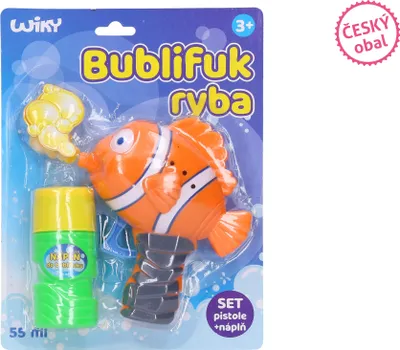 Produktbild von Seifenblasen-Fisch-Set 55 ml – tschechische Verpackung