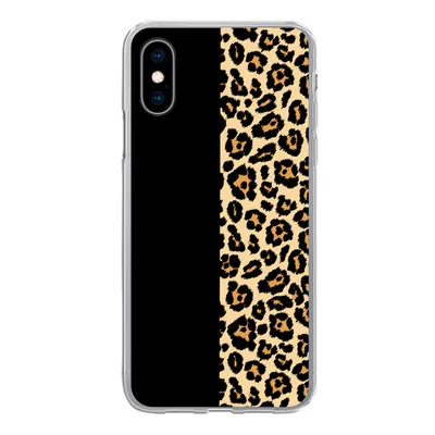 Produktbild von MuchoWow® Handyhülle Schutzhülle Hülle für iPhone X Panther Druck - Design - Tiere Silikon Softcase Handy Hülle - Handyhülle
