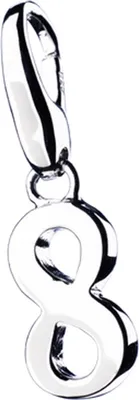 Produktbild von Charm Giorgio Martello Milano Zahl 8, Silber 925 Silber Onesize
