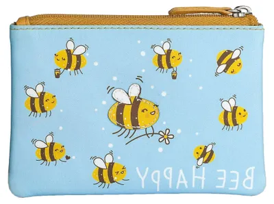 Produktbild von Geldbörse mit Bienenmotiv aus hochwertigem Leder, S