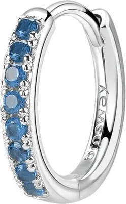 Produktbild von Stilvolle runde einzelne Ohrringe Fancy Freedom Blue FFB81