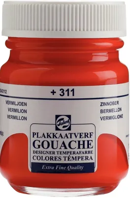 Produktbild von Talens Extra Fine Gouachefarbe Vermilion 50 ml 1 Stck