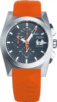 Produktbild von 0812A07S-00GYORSO Italy Herrenuhr Stealth Chrono orange Ref. 0812 Locman