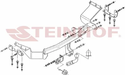 Produktbild von Z547546 Anhängerkupplung passend für PEUGEOT 4007 09/2007-2012 starr