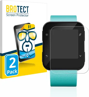 Produktbild von 2x Für Garmin Forerunner 35 / 30 Schutzfolie BROTECT Displayschutz Display Schutz Folie Klar Transparent
