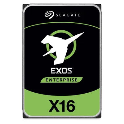 Produktbild von Seagate Exos X16 ST14000NM004G - Festplatte - verschlüsselt - 14 TB - intern - SAS 12Gb/s - 7200 rpm - Puffer: 256 MB - Self-Encrypting Drive (SED)