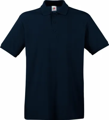 Produktbild von Fruit Of The Loom Premium Herren Polo-Shirt, Kurzarm BC1381 (XL) (Dunkelblau)