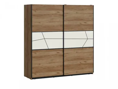 Produktbild von Zweitüriger Schwebetürenschrank für das Schlafzimmer Brolo