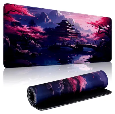 Produktbild von XXL Mauspad, 80x30CM Gaming Mauspad mit Genähten Kanten und Rutschfester Gummibasis