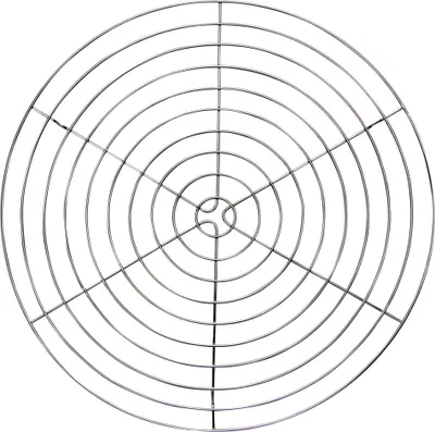 Produktbild von Städter Tortengitter Kühlgitter Rund, mit Füßen, Kuchengitter, Auskühlgitter, Kuchenrost, Metall, Ø 32 cm, 464070
