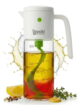Salatdressing-Shaker 0,3 l, auslaufsicher, Glas, BPA-frei