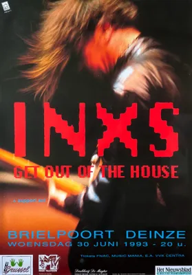 Obrázok produktu pre INXS – Koncert v Belgicku, 1993 – Plagát – 68x98 cm