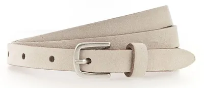 Produktbild von Vanzetti Leder Gürtel Taillengürtel Slim Velours Belt W70 Cream creme