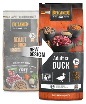 Produktbild von Belcando Adult GF Duck 12.5kg, Adult, Ente, 1 kg