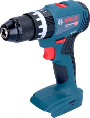 A studio shot of a Bosch cordless drill.