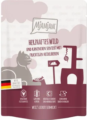 Image de Mjamjam 300gx6 Gibier & Lapin & Myrtilles