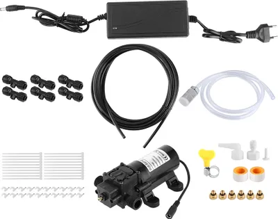 Obrázek produktu pro 6 trysek 6 m elektrický nízkotlaký chladicí systém pro venkovní zahradní skleníky EU zástrčka 110-240 V