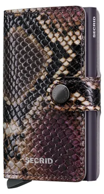 Produktbild von Secrid Geldbörse Miniwallet Snake Lila 10.2