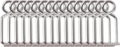 Produktbild von 15 Stück Tintenfisch-Jighaken, Köder-Snap, robustes Metall, Angelschirmhaken, Köderanschluss, Schnellverschluss, Clip, Pin, Angelzubehör