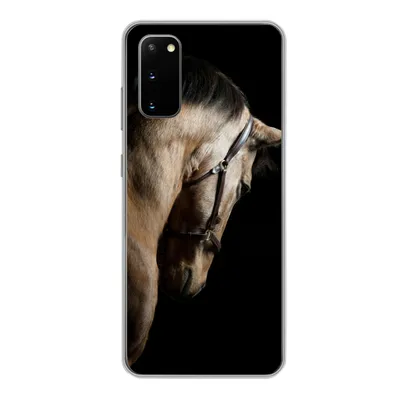 Produktbild von MuchoWow® Handyhülle Schutzhülle Hülle für Samsung Galaxy S20 Pferde - Halfter - Schwarz Silikon Softcase Handy Hülle - Bild
